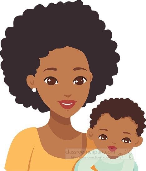 black mom clipart